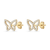 Butterfly Wings Stud Earrings