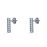 Bar Stud Earrings