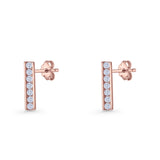 Bar Stud Earrings