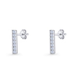 Bar Stud Earrings