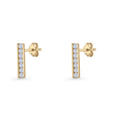Bar Stud Earrings