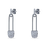 Safety Pin Stud Earrings