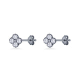 Clover Flower Stud Earrings