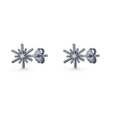 Petite Dainty Starburst Earrings