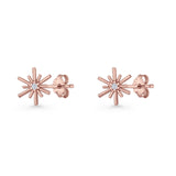 Petite Dainty Starburst Earrings