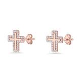 Cross Stud Earrings