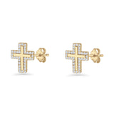 Cross Stud Earrings