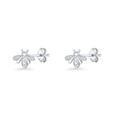 Bee CZ Stud Earrings