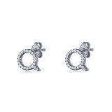 Initial Q Stud Earrings