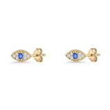 Evil Eye Stud Earrings