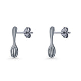 Spoon & Fork Stud Earrings