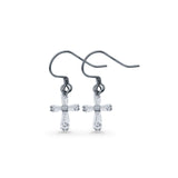 Cross Fishhook Earrings