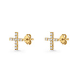 Cross Stud Earrings