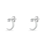 Moon Stud Earrings
