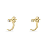 Moon Stud Earrings