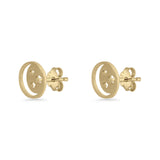 Moon & Star Stud Earrings
