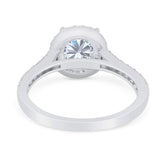 Art Deco Round Natural Stone Ring