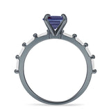 Art Deco Emerald Cut Ring