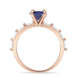 Art Deco Emerald Cut Ring