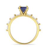 Art Deco Emerald Cut Ring