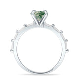 Art Deco Emerald Cut Ring