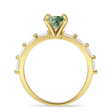 Art Deco Emerald Cut Ring