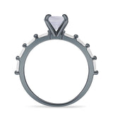 Art Deco Emerald Cut Ring