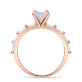 Art Deco Emerald Cut Ring