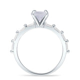 Art Deco Emerald Cut Ring