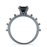 Art Deco Emerald Cut Ring