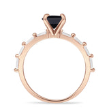 Art Deco Emerald Cut Ring