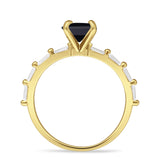 Art Deco Emerald Cut Ring