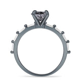 Art Deco Emerald Cut Ring