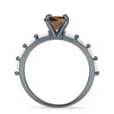 Art Deco Emerald Cut Ring