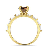 Art Deco Emerald Cut Ring