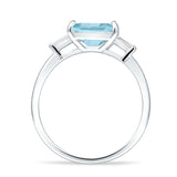 Emerald Cut Trio Ring