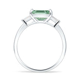 Emerald Cut Trio Ring