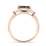 Emerald Cut Trio Ring