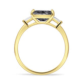 Emerald Cut Trio Ring