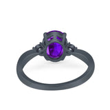 Three Stone Oval Ring