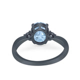 Three Stone Oval Ring