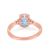 Three Stone Oval Ring