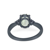 Three Stone Oval Ring