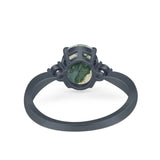 Three Stone Oval Ring