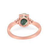 Three Stone Oval Ring