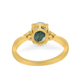 Three Stone Oval Ring