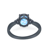 Three Stone Oval Ring