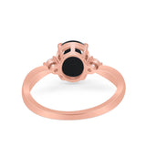 Three Stone Oval Ring