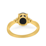 Three Stone Oval Ring