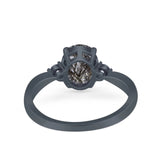 Three Stone Oval Ring